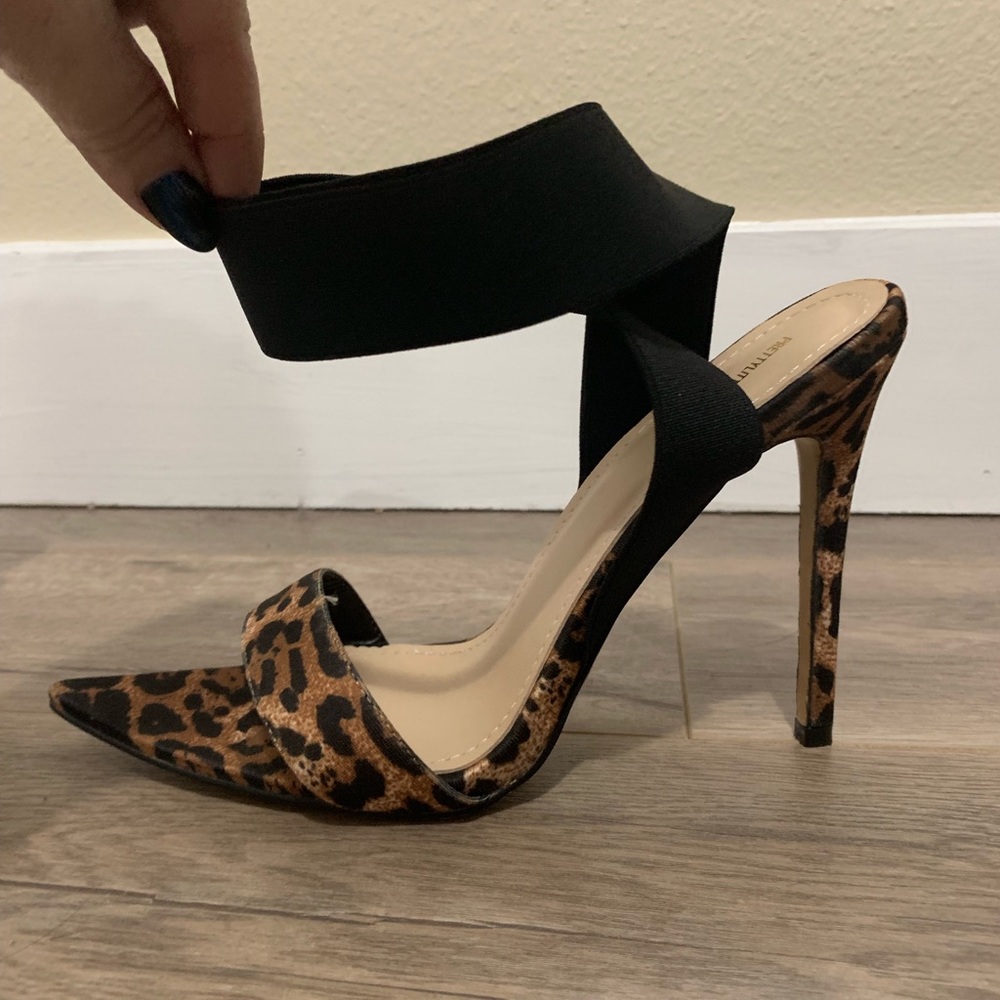 Leopard stilettos by Prettylittlething